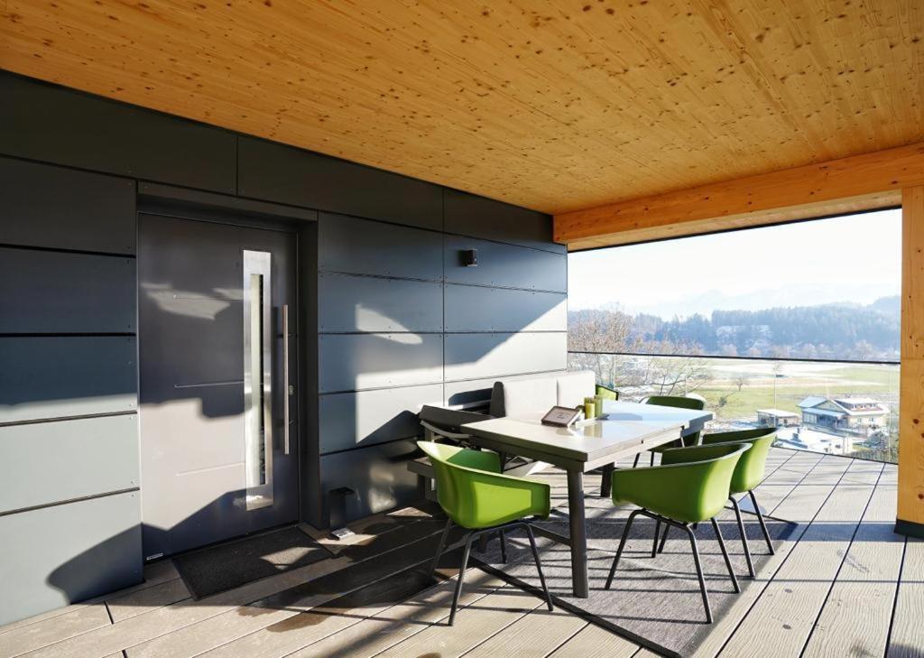 Modernes Ferienhaus Mit Panoramablick Rosegg Ngoại thất bức ảnh