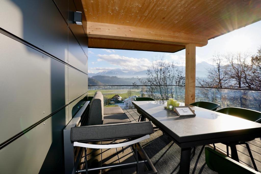 Modernes Ferienhaus Mit Panoramablick Rosegg Ngoại thất bức ảnh