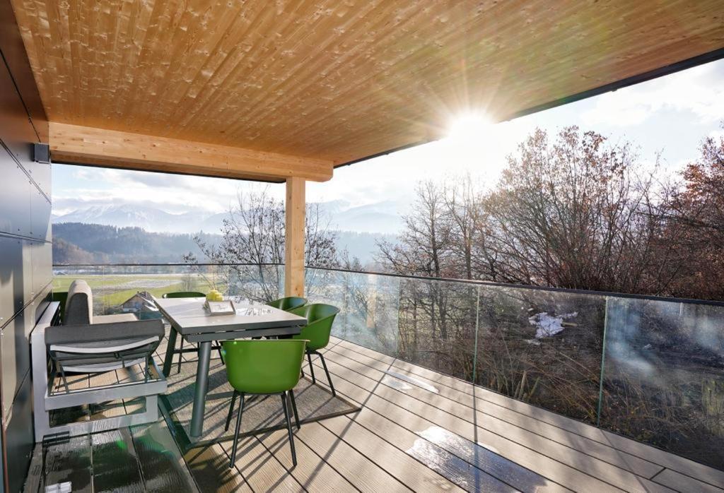 Modernes Ferienhaus Mit Panoramablick Rosegg Ngoại thất bức ảnh