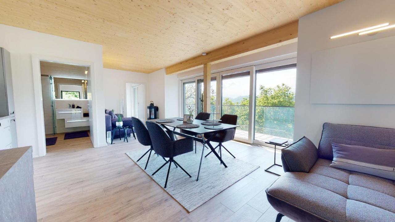 Modernes Ferienhaus Mit Panoramablick Rosegg Ngoại thất bức ảnh
