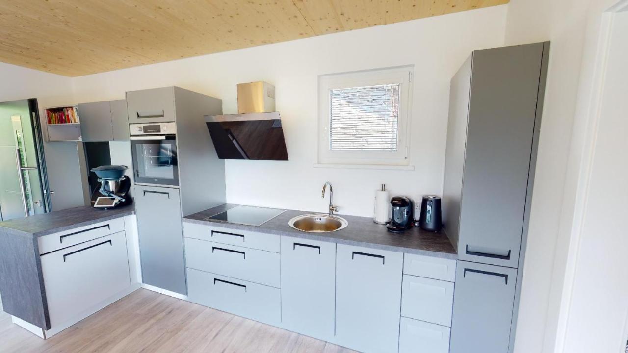 Modernes Ferienhaus Mit Panoramablick Rosegg Ngoại thất bức ảnh